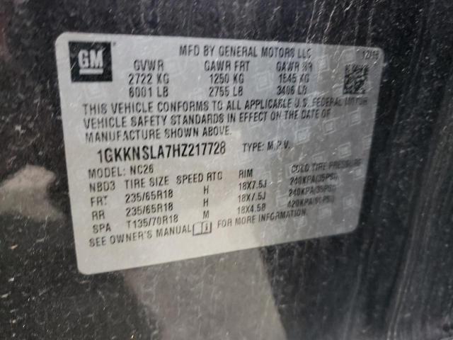 2017 GMC ACADIA SLE - 1GKKNSLA7HZ217728