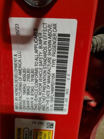 2023 HONDA CIVIC SPOR - 19XFL1H86PE011054