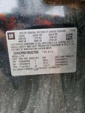 2017 GMC TERRAIN SL - 2GKALPEK1H6227509