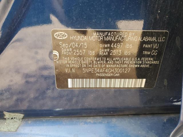 2016 HYUNDAI SONATA SPO - 5NPE34AF4GH300127