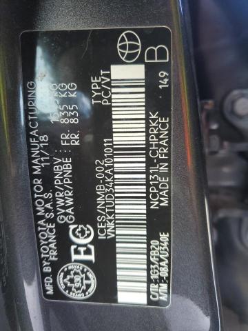 2019 TOYOTA YARIS L - VNKKTUD34KA101011