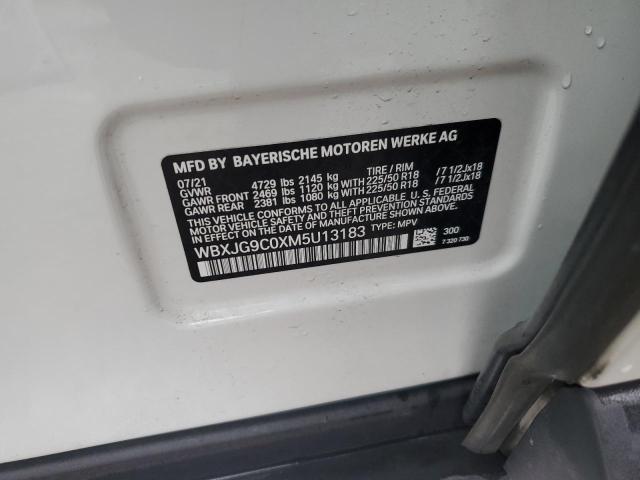 2021 BMW X1 XDRIVE2 - WBXJG9C0XM5U13183