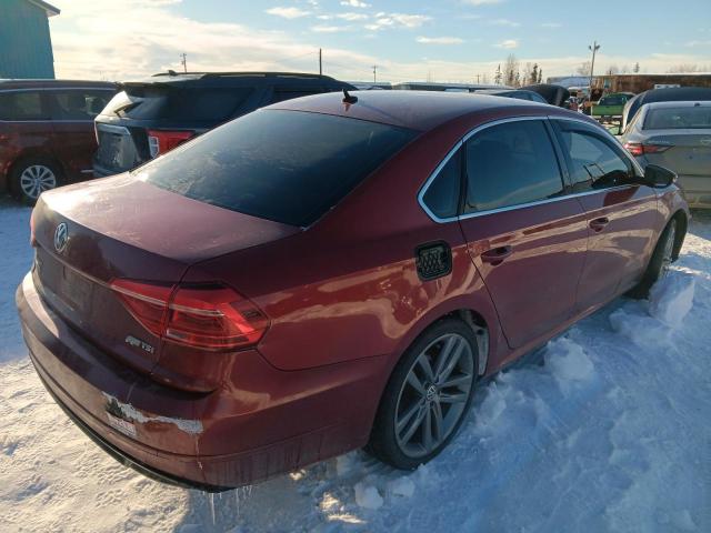 VOLKSWAGEN PASSAT S 2016 burgundy  gas 1VWAT7A35GC051772 photo #4