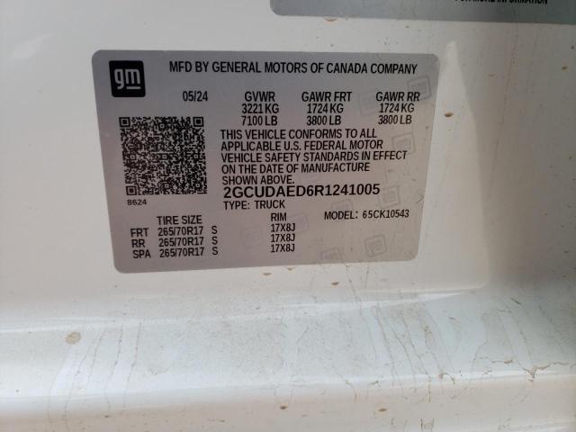 2024 CHEVROLET SILVERADO - 2GCUDAED6R1241005