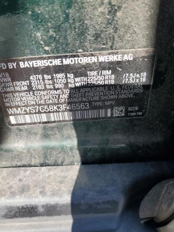 2019 MINI COOPER COU - WMZYS7C58K3F46563