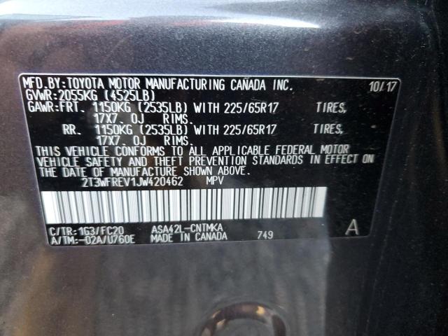 2018 TOYOTA RAV4 ADVEN - 2T3WFREV1JW420462