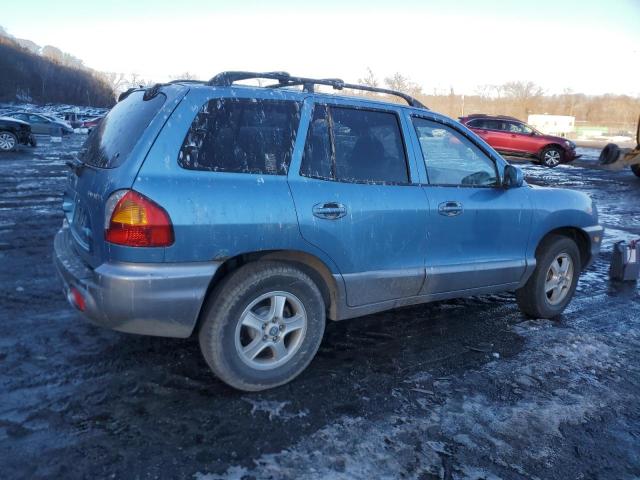 HYUNDAI SANTA FE G 2004 blue  gas KM8SB12B54U713185 photo #4