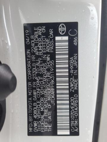 2019 TOYOTA PRIUS PRIM - JTDKARFP8K3119155