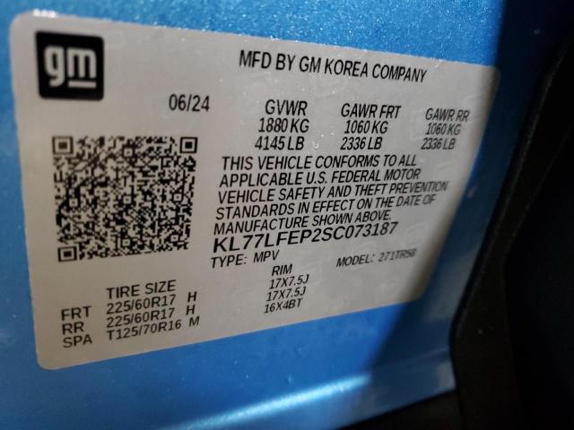 2025 CHEVROLET TRAX LS KL77LFEP2SC073187