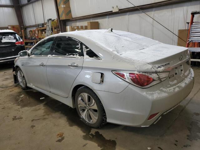 HYUNDAI SONATA HYB 2014 silver  hybrid engine KMHEC4A49EA112363 photo #3