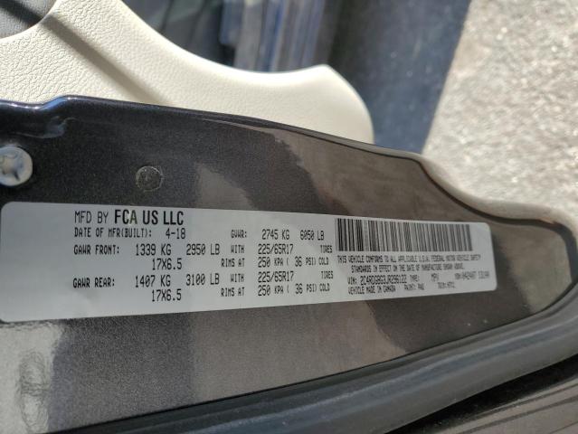2018 DODGE GRAND CARA - 2C4RDGBG3JR296122