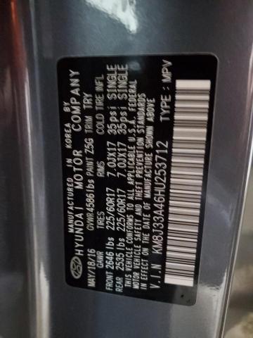 2017 HYUNDAI TUCSON LIM - KM8J33A46HU253712