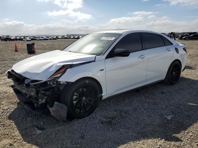 Vin: kmhlr4af0nu227522, lot: 47299255, hyundai elantra n line 2022 img_1