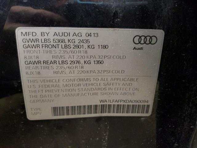 2013 AUDI Q5 PREMIUM - WA1LFAFPXDA090094