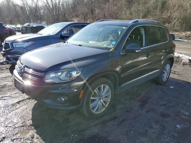 VOLKSWAGEN TIGUAN S 2016 black  gas WVGBV7AX2GW523487 photo #1