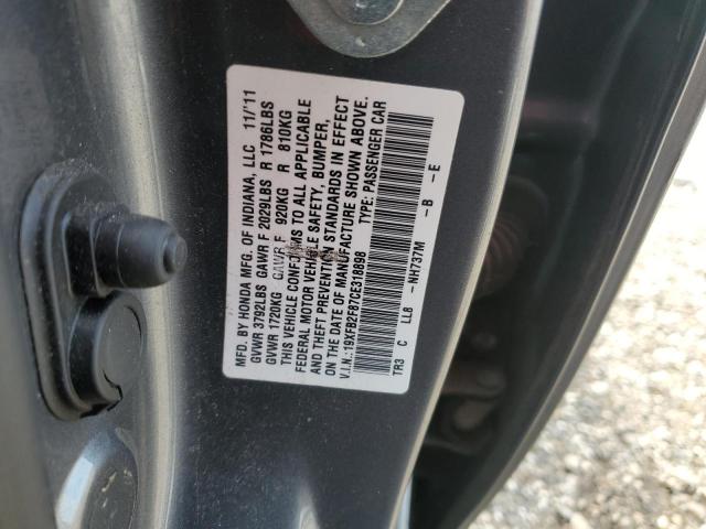 2012 HONDA CIVIC EX - 19XFB2F87CE318898