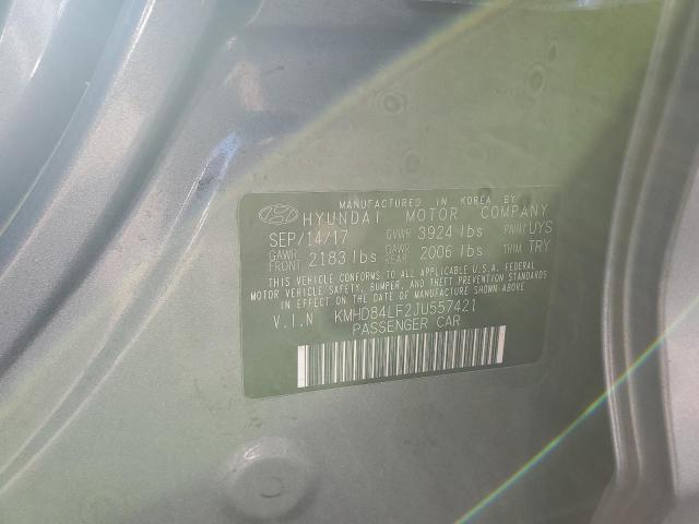 2018 HYUNDAI ELANTRA SE - KMHD84LF2JU557421