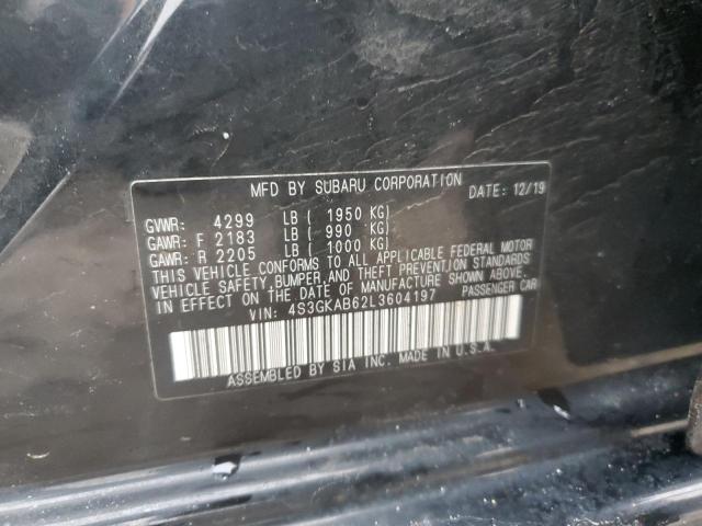 2020 SUBARU IMPREZA - 4S3GKAB62L3604197