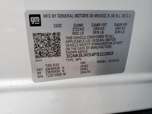 2023 CHEVROLET BLAZER 3LT - 3GNKBJRS4PS111853