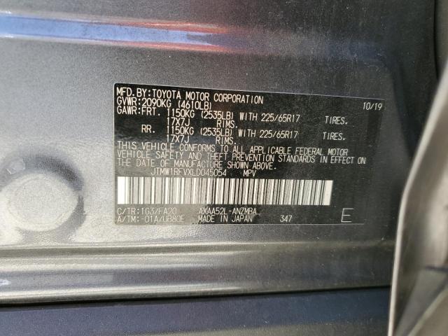 2020 TOYOTA RAV4 XLE - JTMW1RFVXLD045054
