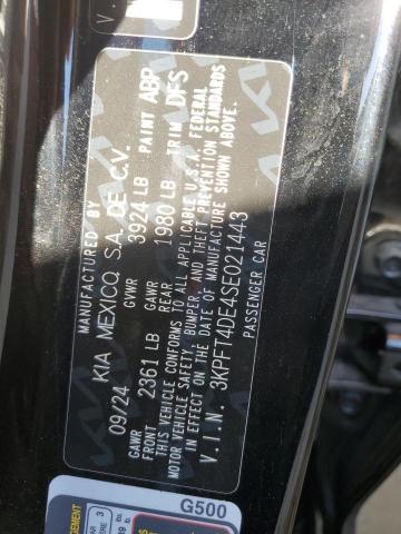 2025 KIA K4 LX 3KPFT4DE4SE021443