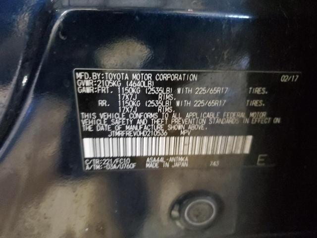 2017 TOYOTA RAV4 XLE - JTMRFREV0HD210536