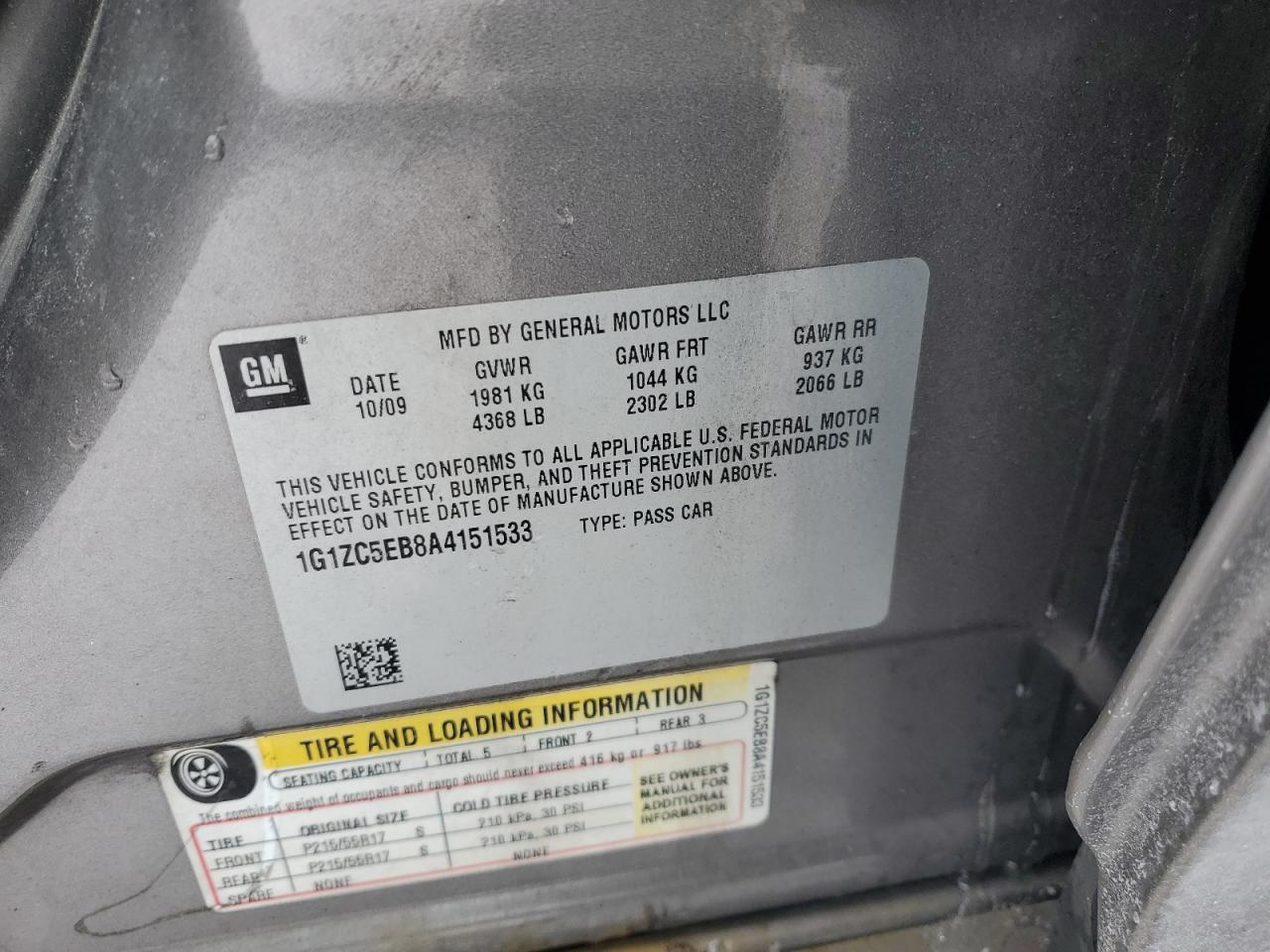 CHEVROLET MALIBU 1LT