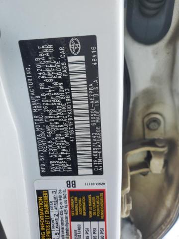 2019 TOYOTA AVALONLIMT 4T1BZ1FB7KU019813