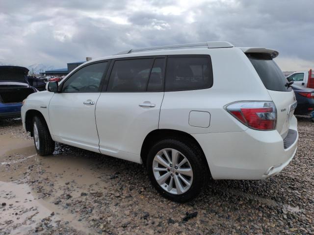 TOYOTA HIGHLANDER 2008 white  hybrid engine JTEEW44A382002416 photo #3