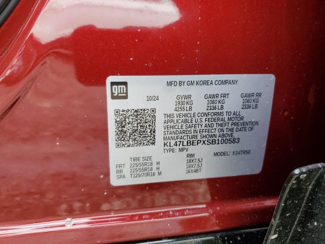 2025 BUICK ENVISTA SP KL47LBEPXSB100583