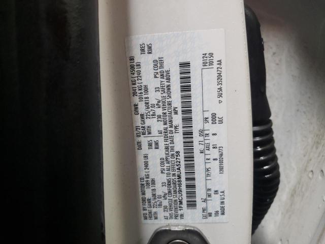 2021 FORD ESCAPE SEL - 1FMCU9H68MUA52758
