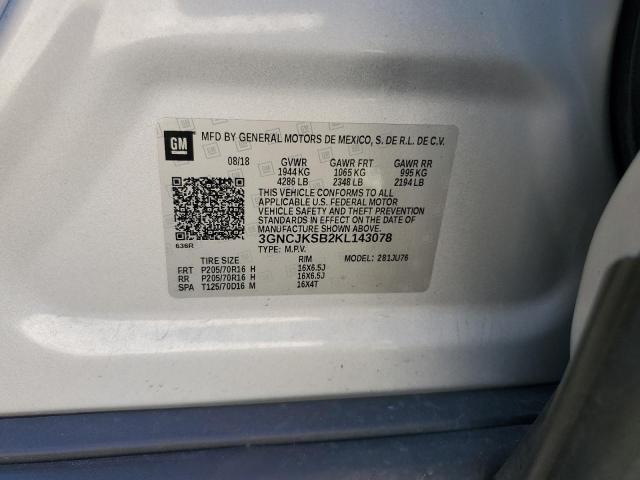 2019 CHEVROLET TRAX LS - 3GNCJKSB2KL143078