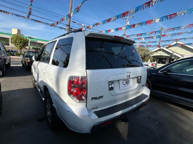 HONDA PILOT EX 2006 white 4dr spor gas 2HKYF186X6H534487 photo #4