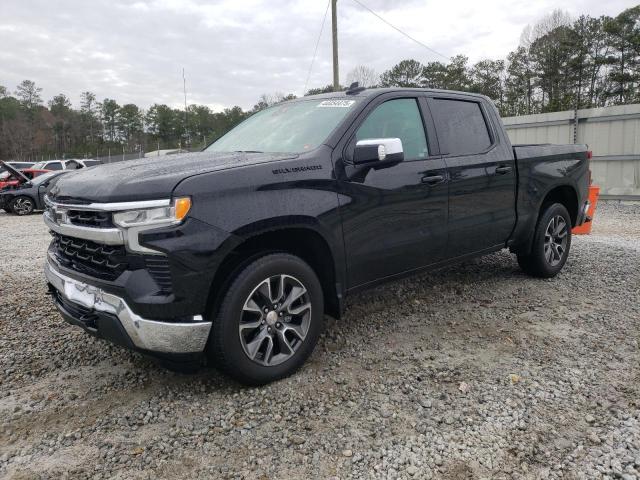 CHEVROLET SILVERADO 2022 black  gas 1GCPACEK1NZ551810 photo #1