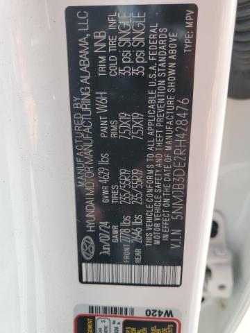 2024 HYUNDAI TUCSON SEL - 5NMJB3DE2RH428476