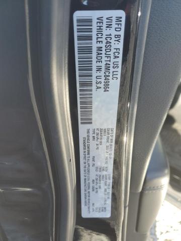 2021 DODGE DURANGO PU 1C4SDJFT4MC849864