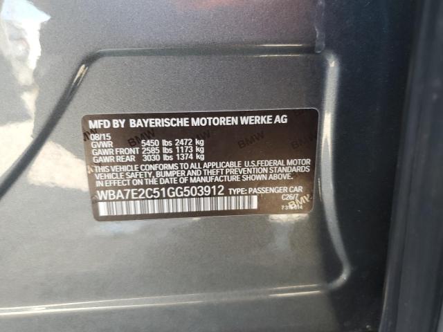 2016 BMW 740 I - WBA7E2C51GG503912