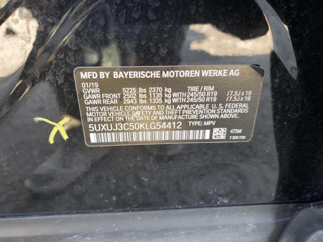 2019 BMW X4 XDRIVE3 - 5UXUJ3C50KLG54412