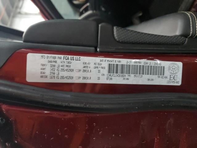 2017 JEEP GRAND CHER - 1C4RJFDJ1HC818924