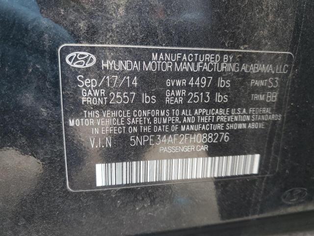 2015 HYUNDAI SONATA SPO - 5NPE34AF2FH088276