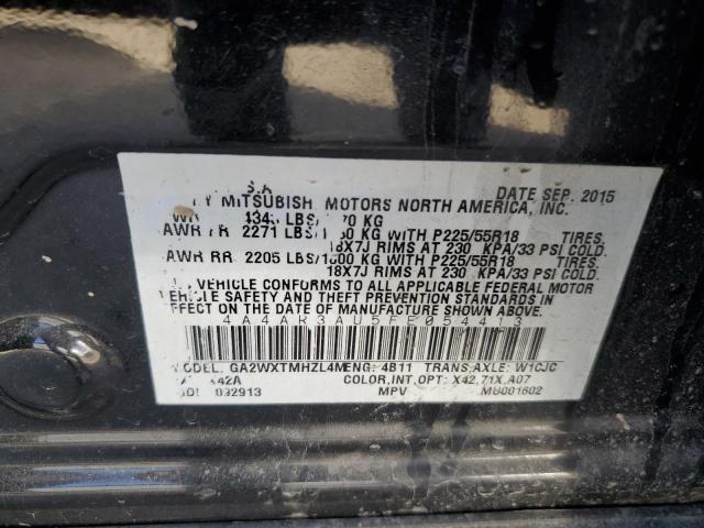 2015 MITSUBISHI OUTLANDER 4A4AR3AU5FE054413