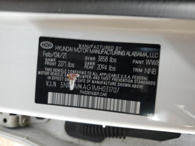 2021 HYUNDAI ELANTRA SE - 5NPLM4AG1MH031707