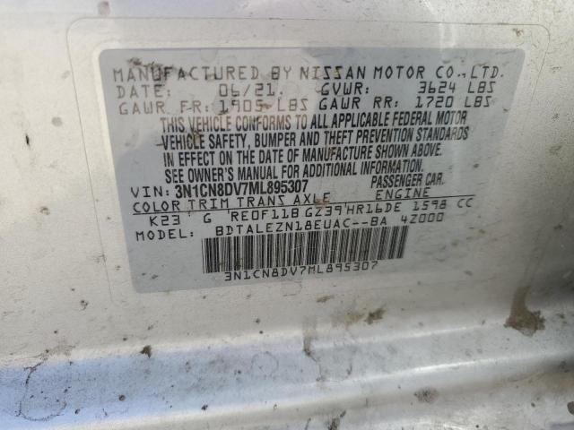 2021 NISSAN VERSA S - 3N1CN8DV7ML895307