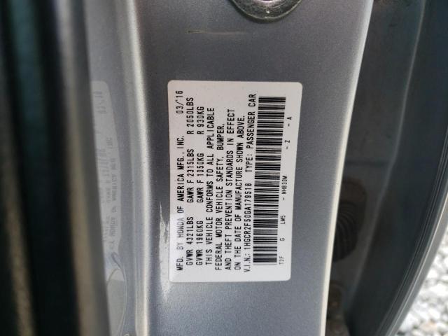 2016 HONDA ACCORD SPO - 1HGCR2F50GA179518