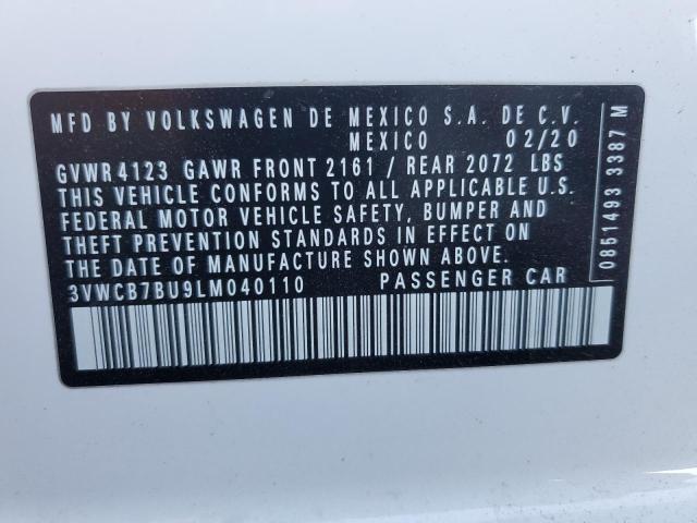 2020 VOLKSWAGEN JETTA S - 3VWCB7BU9LM040110