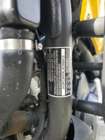 2020 HONDA NC750 XD JH2RC905XLK200012