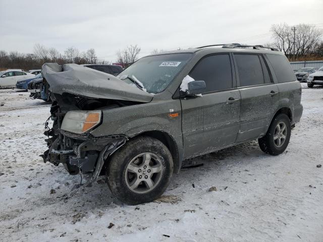 HONDA PILOT EX 2006 green 4dr spor gas 5FNYF18696B021388 photo #1