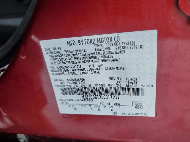 2020 FORD ECOSPORT MAJ6S3GLXLC317217