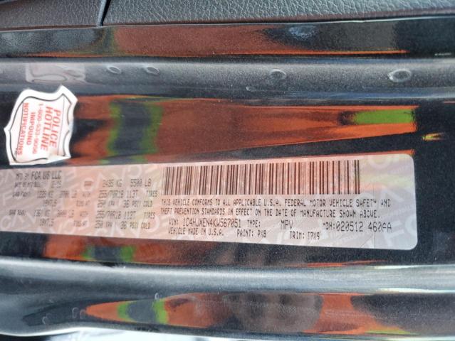 2019 JEEP WRANGLER U 1C4HJXEN4KW567051