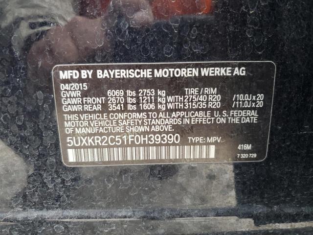 2015 BMW X5 - 5UXKR2C51F0H39390